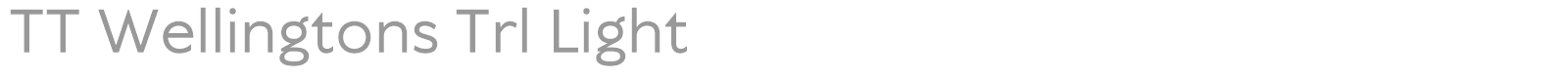 TT Wellingtons font preview